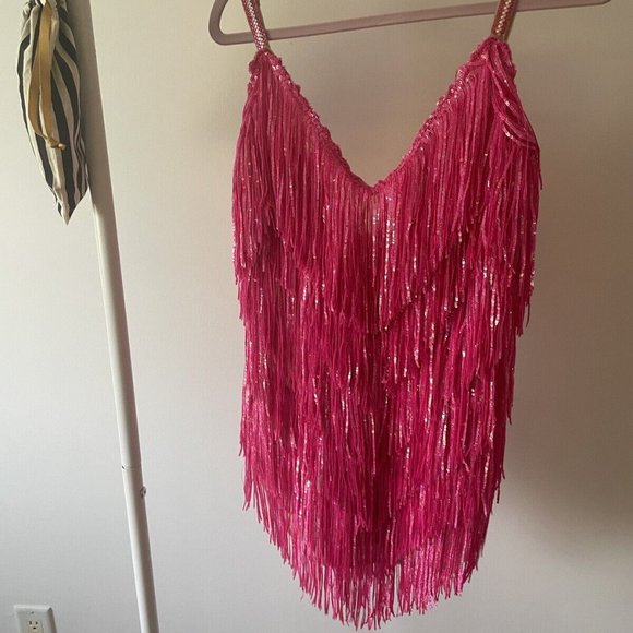 Bronx and Banco X REVOLVE Neon Barbie Dress (Pink/Fuchsia, XS) - Picture 5 of 9